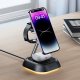3in1 Acefast E16 15W inductive charging station phone / headphones / watch - black