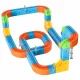 Magnetic Building Blocks - Racing Track and Trains, 140 Pieces