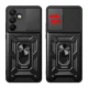 Samsung Galaxy A26 (SM-A266E/DS) Armor Guard TPU Hybrid Camshield Case Cover, Black
