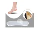 Clear Gel Heel Grips Shoe Inserts, 2 Pcs