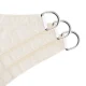 Plonos 488501 Rectangular Sun Shade Sail 3x4m, Beige