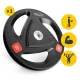 4FIZJO Rubber Coated Cast Iron Olympic Weight Plate 20 kg