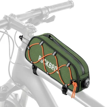 Rockbros ROAD TO SKY 30120045001 Top Tube Bike Bag, Waterproof, 0.7L - Green
