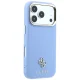 Guess Saffiano Small 4G & Classic Logo MagSafe Case for iPhone 18 Pro / 17 Pro, Light Blue