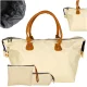 Multifunctional Stroller and Travel Bag Set with Pouches, Beige