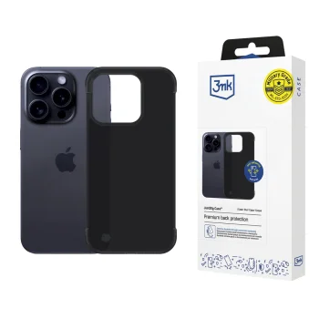 3mk Just20g Matt Case for Apple iPhone 15 Pro, Matte Black