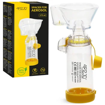 4Fizjo 1589 Inhalation Chamber for Kids and Adults, Yellow