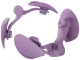 Thigh Master Exerciser for Inner Thighs Pelvic Floor and Glutes Fitness Trainer, purple