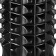 4Fizjo Yoga Fitness Massage Foam Roller for Muscle Relaxation - 33cm, Black