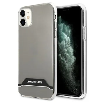 Mercedes AMG Electroplate Black&White Case for iPhone 11 / XR Transparent
