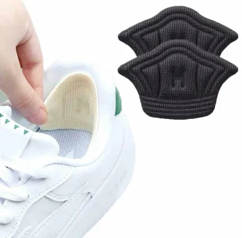 Self-Adhesive Shoe Heel Grips, 5mm, Black (2 pcs)