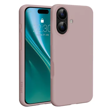 Etteri Silicone Mag Case for iPhone 17, Light Pink