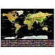 World Map Scratch Card Poster Best Gift for Traveler 23442 (with Accessories)