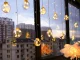 Christmas Curtain, Garland Lights, 138 LED, IP44, Warm White