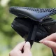 Rockbros Mini Saddle Bag with CO2 Cartridge Holder, Black/Green