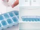 Ice Cube Tray with Lid and Silicone Base, 12 Cubes