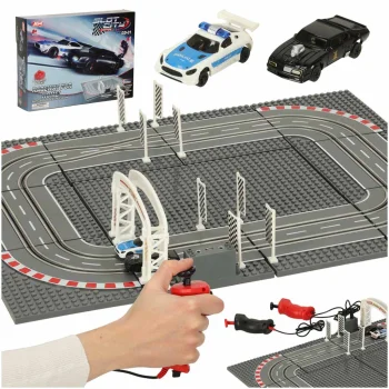 Electric Police Racing Car Track with 2 Cars GD-01