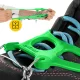 MOUNTAIN GOAT Premium Hiking Crampons Ice Cleats (44-46) XL, Green