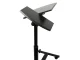 Adjustable Laptop Table on Wheels Black