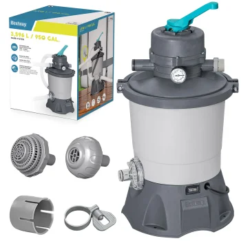 Bestway 58515 Sand Filter Pump for Pools, 3028 l/h