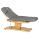 Electric SPA Treatment Bed Sillon Relax, Grey with Light Wood Base