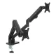 Maclean MC-134 Dual Monitor Desk Mount, 17\"-32\", 2-10kg, Black