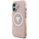 Guess IML Metal Glitter 4G MagSafe Case for iPhone 16, Pink