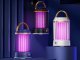 Rechargeable Hanging UV LED Bug Zapper Lamp with 2 Modes