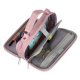 Double Extendable Pencil Case Maaleo 24517, Pink