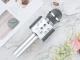 Wireless Bluetooth Karaoke Microphone with Speaker and Case, Silver