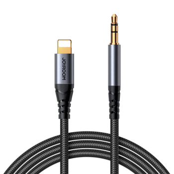 Joyroom SY-A06 Audio Cable iPhone Apple Lightning to Mini Jack AUX 3,5mm, 1.2m, Black