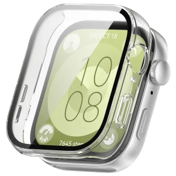 Tech-Protect Defense360 Case for Huawei Watch Fit 3, Transparent