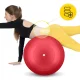 Gimnastikos kamuolys 4FIZJO Peanut Air Ball 45 x 90 cm su pompa, raudonas