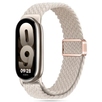 Tech-Protect NylonMag Strap for Xiaomi Smart Band 8 / 9 / NFC, Beige