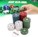 Poker Texas Hold’em Game Set 500 Сhips with Denominations and Aluminum Suitcase