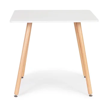 Modernhome KJSDT-01 Square Kitchen Table 80x80cm, Matte White