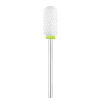 Exo Ceramic Nail Drill Bit, Rounded Cylinder, Coarse, 6.0 mm