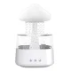 Ruhhy Air Humidifier with Night Light and Rain Effect, 450 ml, White