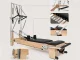Pilates Reformer Bed with Cadillac Tower