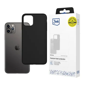 3mk iPhone 11 Pro Max Case Matt Case, Black