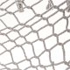 Boho Garden Mesh Hammock with Fringe Tassels 200cm, Grey