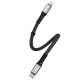 Dudao L10P USB-C to Lightning Cable PD 20W, 0.23m, Black