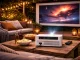 Vaizdo projektorius X6, LCD, „Android TV 11.0“, „Wi-Fi“, „Bluetooth“, HDMI, 720p, 4K palaikymas