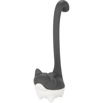 OTOTO Louie Silicone Tea Infuser, Cat-Shaped, White / Grey