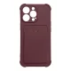 Card Armor Case for Xiaomi Redmi 10X 4G / Note 9 with Card Pocket, Raspberry