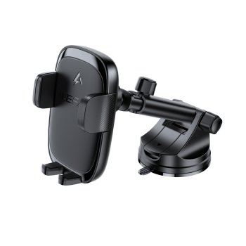 Acefast D49 Car Mount with Wireless Charger for Dashboard, Black