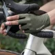 Rockbros Short Finger Cycling Gloves, Size L, Green