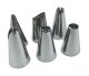 Cake Decorating Supplies Kit with 6 Icing Tips and Silicone Pastry Bag for Cupcakes Cookies