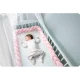 Ricokids Braided Cot Bumper, 3 m, Pink