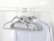 Velvet Clothes Hangers, Grey, Non-Slip, Set of 20 pcs